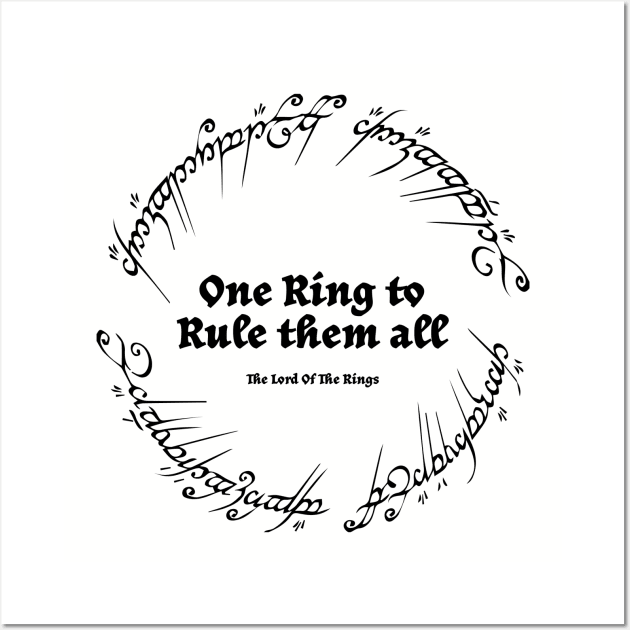 One Ring Wall Art by Mica Di Filippo